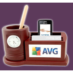 Desktop Clock Cum Holder