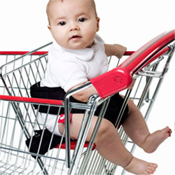 Shopping Trolleys With Baby Sitter
