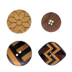 Wood Buttons from Singhal Polytech Limited