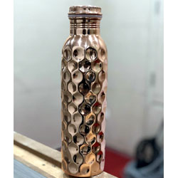 Diamond Copper Water Bottle