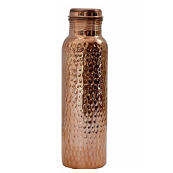 Hammered Copper Water Bottle