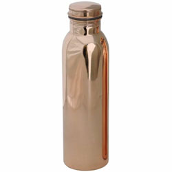 Plain Copper Water Bottle