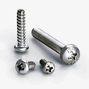 Crossed Recessed Raised Cheese Head Screws